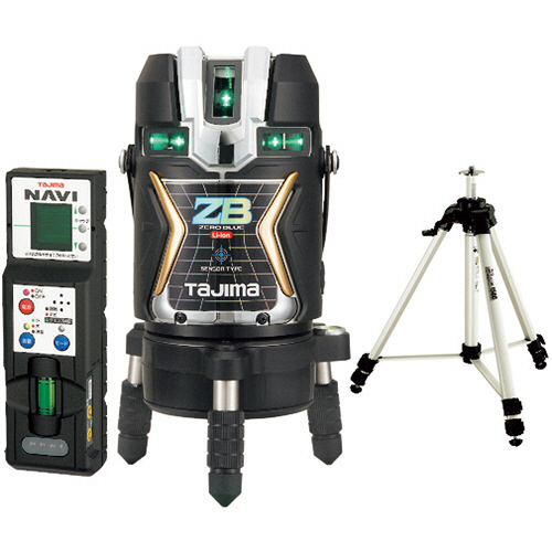 タジマ NAVI ZERO BLUE センサー リチウム-KJC 受光器･三脚付 1セット(ZEROBLSN-KJCSET) 取り寄せ商品