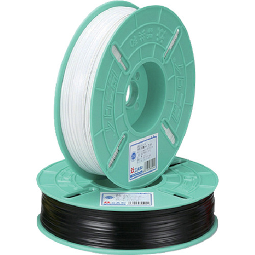 共和 ビニタイ PVCリール巻 4mm×600M 青 1巻(QC-600-3A) 取り寄せ商品
