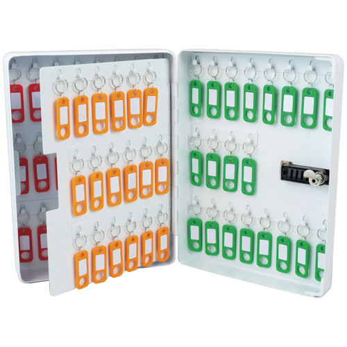 カール キーボックス　ダイヤル錠タイプ　ホワイト　８０個収納(CKB-CD80-W) 取り寄せ商品