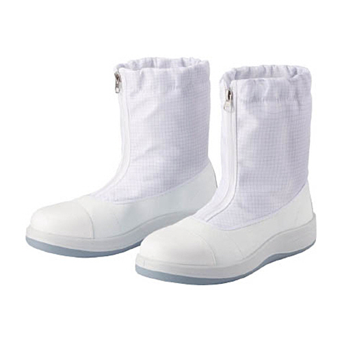 ミドリ安全 トウガード付 先芯入りクリーン静電靴 ハーフフード 26.5cm 1足(SCR1200FCAPHH26.5) 目安在庫=○