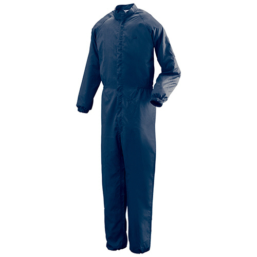 ミドリ安全 作業服 クリーンウェア 一般型クリーンスーツ ペンポケット付 C1031N ネイビー 3L 1着(C1031N-3L) 目安在庫=○