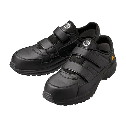 ミドリ安全 静電 超軽量 樹脂先芯入りスニーカー SL-615S(ブラック) 22.5cm 1足(SL615SBK22.5) 目安在庫=○