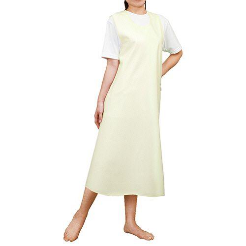 日本エンゼル 入浴介助エプロン(かぶりタイプ) クリーム L 1枚(6011-ｸﾘ-ﾑL) 取り寄せ商品