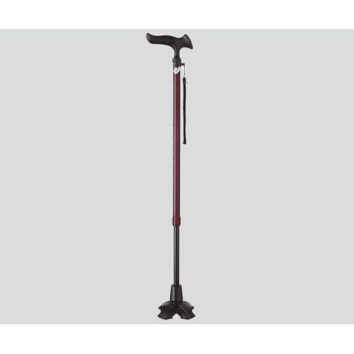 フジホーム 伸縮4ポイントステッキ（かるがもE4点DX） レッド (1本)(WB3776) 目安在庫=△