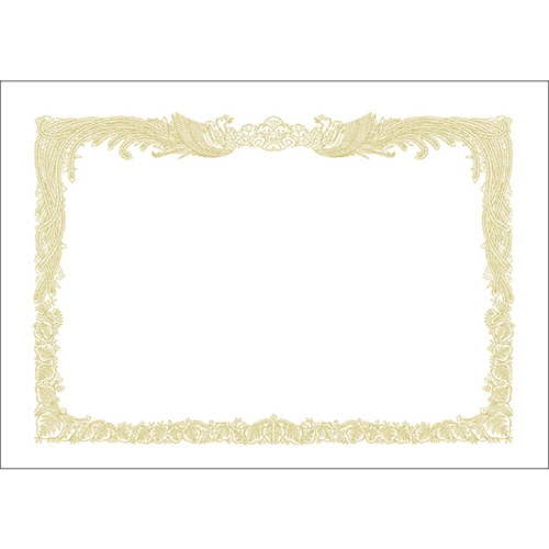 ササガワ タカ印 OA賞状用紙 厚口 白 A3 タテ書用 1ケース(100枚)(10-1380) 目安在庫=○