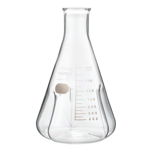 HARIO バッフル付き三角フラスコ 1000mL BSF-1L-SCI(4-4574-06) 取り寄せ商品