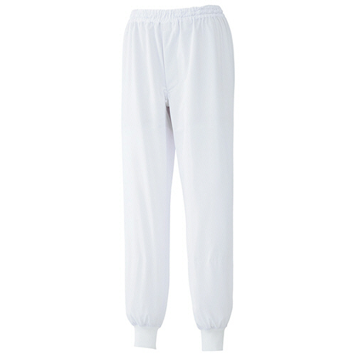 ミドリ安全 白衣 食品産業向け 男女共用 スラックス MHS19W ホワイト 超薄 SS 1着(MHS19W-SITA-SS) 取り寄せ商品 7,002円