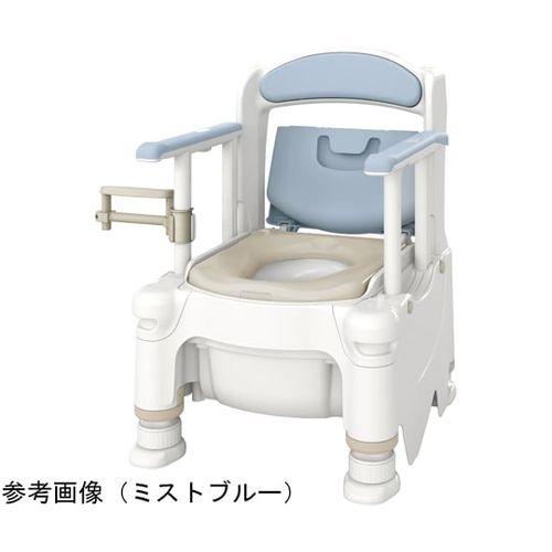 アロン化成 ポータブルトイレFX-30S 標準便座 アースブラウン (1箱)(65-8874-12) 取り寄せ商品