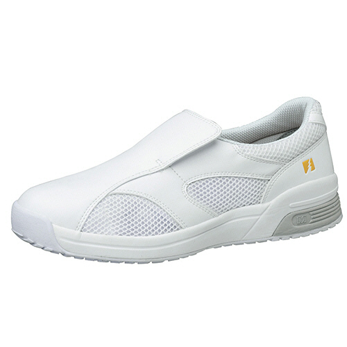 ミドリ安全 男女兼用 メディカルエレパス 静電作業靴 CSS-300N 静電 ホワイト 24.5cm 1足(CSS-300N-SEIDEN-W-24) 目安在庫=○