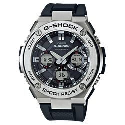 カシオ計算機（CASIO） [カシオ]CASIO 腕時計 G-SHOCK G-STEEL 世界6局対応電波ソーラー GST-W110-(GSTW1101AJF) メーカー在庫品