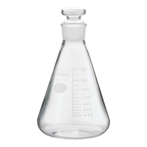 HARIO 共栓三角フラスコ 1、000mL（TS38）TSF-1L-SCI(4-4573-06) 取り寄せ商品