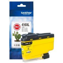 ブラザー 純正インクカートリッジイエロー LC416XLY 目安在庫=△ 5,235円