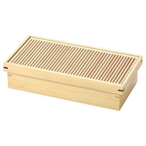 ヤマコー 用美 業務用 桧 糸格子盛器(深型)(yamaco27538) 取り寄せ商品