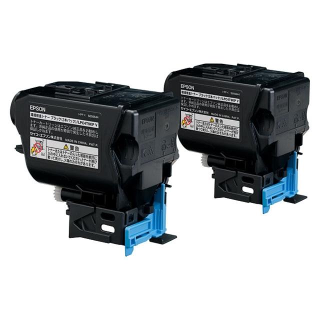 エプソン LPC4T9KPV LP-S820/M720F用 環境推進トナー ブラック×2(各6300P) 目安在庫=△の通販は 17,688円