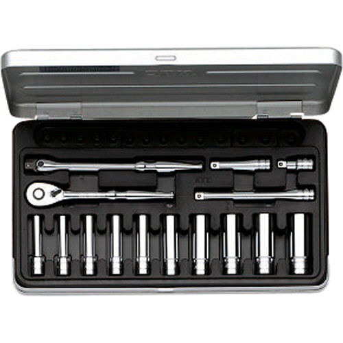 京都機械工具　ＫＴＣ 6.3sq.ディープソケットレンチセット[15点] 1セット(TB2L10) 取り寄せ商品 21,823円