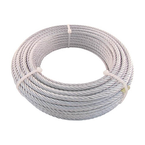 ＴＲＵＳＣＯ JIS規格品メッキ付ワイヤロープ(6×24)φ12mm×10m 1本(JWM-12S10) 目安在庫=○