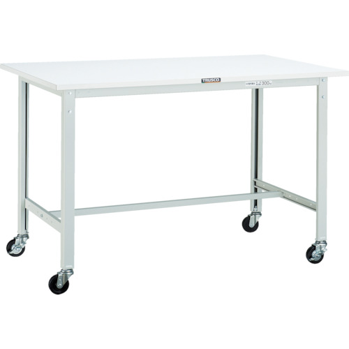 ＴＲＵＳＣＯ RAE型作業台 1800×900 75φキャスター付 ホワイト 1台(RAE-1809C75 W) 目安在庫=○ 45,472円