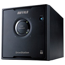 バッファロー USB3.0用 外付ハードディスク 4ドライブ 8TB HD-QL8TU3/R5J 目安在庫=△