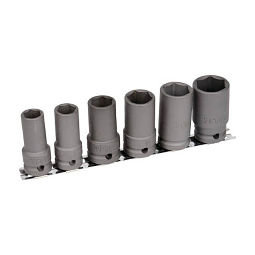 ＴＲＵＳＣＯ インパクト用ロングソケット6個組 差込角12.7mm 1セット(T4-6LSET) 目安在庫=○