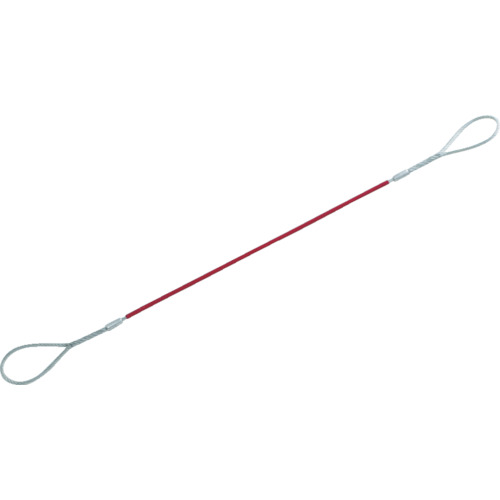 ＴＲＵＳＣＯ Wスリング Aタイプ カラー被覆付 6mm×3.0m 1本(GRC-6S3) 取り寄せ商品