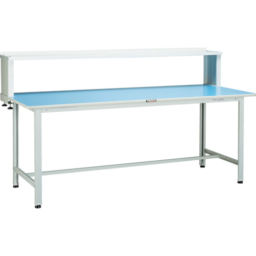 ＴＲＵＳＣＯ BOR型軽量作業台 1800×600 上棚付 1台(BOR-1860YURB) 取り寄せ商品 61,820円