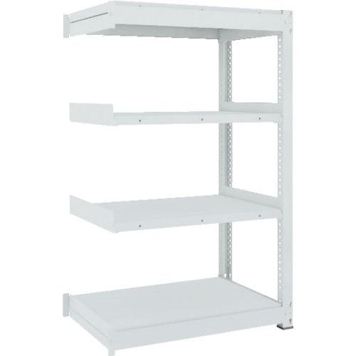 ＴＲＵＳＣＯ TUG型中量棚450kg 連結 1500×476×H1500 4段 1台(TUG450-55S-4B) 取り寄せ商品 36,403円