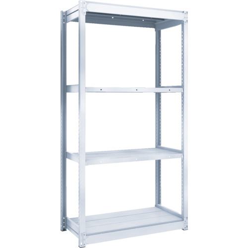 ＴＲＵＳＣＯ TUG型軽中量棚200kg 単体 940×624×H1800 4段 1台(TUG200-63L-4) 目安在庫=○