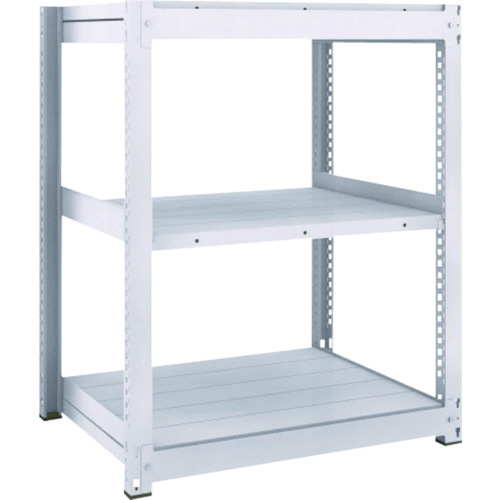 ＴＲＵＳＣＯ TUG型中量棚600kg 単体型 1555×476×H1200 3段 1台(TUG600-45S-3) 目安在庫=○