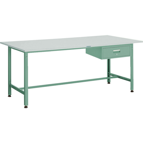 ＴＲＵＳＣＯ RAE型作業台 900×600×H740 1段引出付 1台(RAE-0960F1) 目安在庫=○