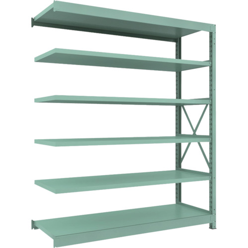 TRUSCO R3型中量棚 1800×600×H2100 6段 連結 1台(