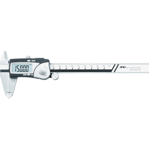A＆Ｄ 防滴ステンレスデジタルノギス 150mm 1本(AD5763-150) 取り寄せ商品