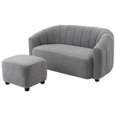 東谷 ソファ＆オットマン(SS-131GY) 取り寄せ商品