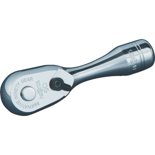 京都機械工具　ＫＴＣ ネプロス 9.5sq.コンパクトショ-トラチェットハンドル 1個(NBRC390S) 取り寄せ商品