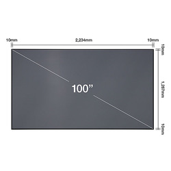 エプソン 短焦点用スクリーン 100型 16:9(ELPSC35) 取り寄せ商品