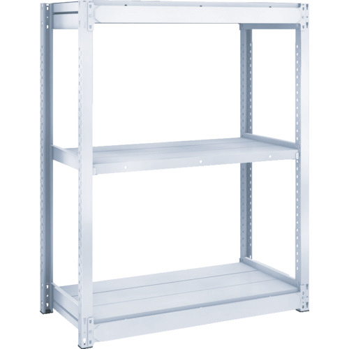 ＴＲＵＳＣＯ TUG型軽中量棚200kg 単体 1540×624×H1200 3段 1台(TUG200-45L-3) 目安在庫=○