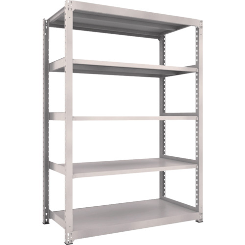 ＴＲＵＳＣＯ M3型中量棚 1500×721×H2100 5段 単体 ネオグレー 1台(M3-7575-NG) 目安在庫=○