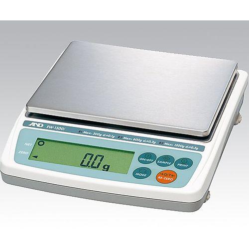 エー・アンド・デイ 陰電子天平 角皿 600/1500g EW-1500i-K (1台) 取り寄せ商いもの