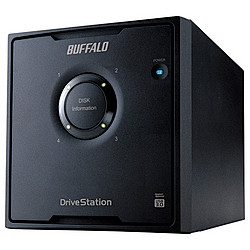バッファロー HD-QL16TU3/R5J RAID 5 USB3.0 外付ハードディスク 4ドライブ 16TB 取り寄せ商品