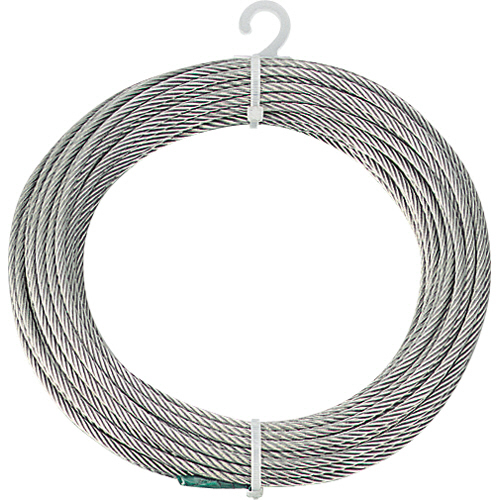 ＴＲＵＳＣＯ ステンレスワイヤーロープ 4mm×30m 1巻(CWS-4S30) 取り寄せ商品