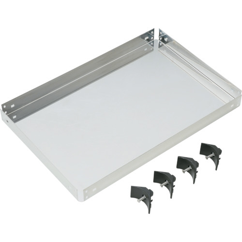 ＴＲＵＳＣＯ SUS430ステンレスアングル式ワゴン用棚板 600×400 1枚(SUS4-1T) 目安在庫=○