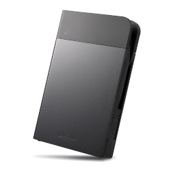 バッファロー HD-PZN2.0U3-B ICカード対応 耐衝撃 ポータブルHDD 2TB ブラック 目安在庫=△の通販は外付けHDD