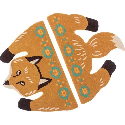 東谷 アニマルアクセントラグ キツネ(FAB-011B) メーカー在庫品の通販は 7,136円