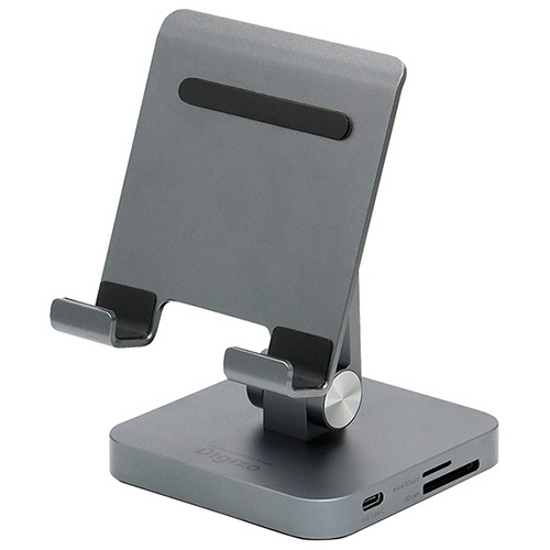 プリンストン Digizo 7in1 PD対応スタンド型ドッキングステーション シルバー 1台(PUD-CDOC7ST) 目安在庫=○