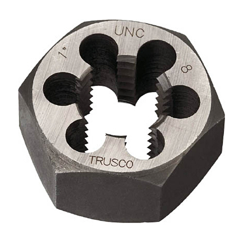 ＴＲＵＳＣＯ 六角サラエナットダイス UNC1-8 1個(TD61UNC8) 目安在庫=○