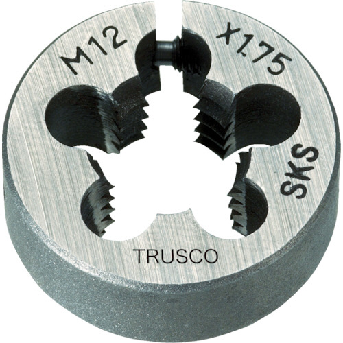 ＴＲＵＳＣＯ 丸ダイス 50径 M20×2.5 (SKS) 1個(T50D-20X2.5) 取り寄せ商品 8,509円