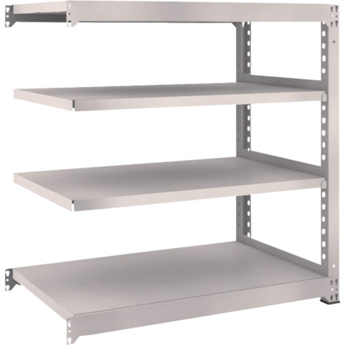 ＴＲＵＳＣＯ M5型中量棚 1200×721×H1200 4段 連結 ネオグレー 1台(M5-4474B-NG) 目安在庫=○