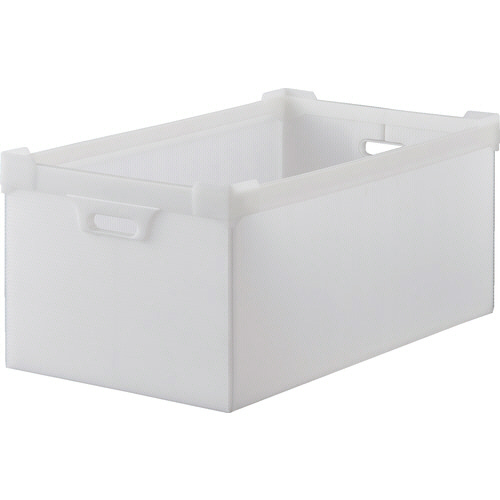 ＴＲＵＳＣＯ ダンボールプラスチック フタなし 45L 半透明 1パック(5枚)(DP-560-5N) 取り寄せ商品