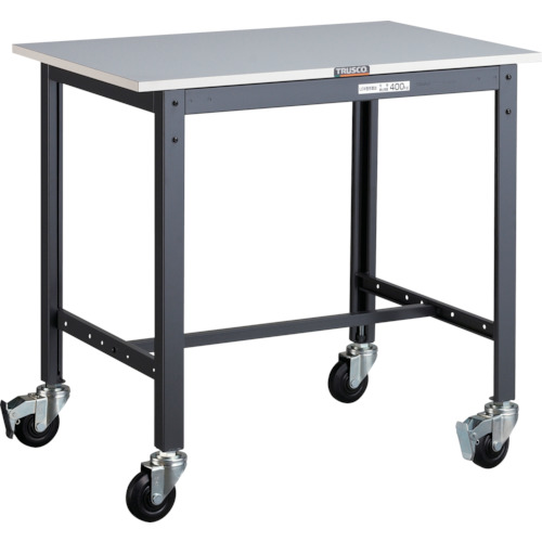 ＴＲＵＳＣＯ LEWR型作業台 900×600 φ100キャスター付 1台(LEWR-0960C100) 取り寄せ商品