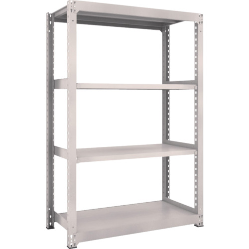 ＴＲＵＳＣＯ M3型中量棚 1200×571×H1800 4段 単体 ネオグレー 1台(M3-6464-NG) 目安在庫=○
