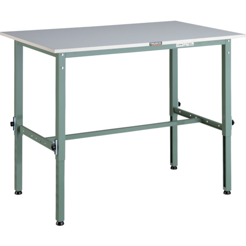 ＴＲＵＳＣＯ RAEM型高さ調節作業台 900×600 1台(RAEM-0960) 目安在庫=○